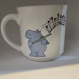 Boynton Hippo Music Note Mug - Love. Hearts Violin